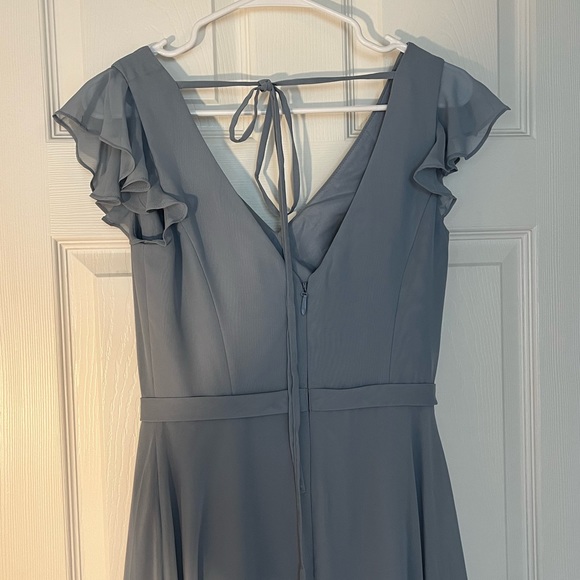 Azazie Claudine dress in Dusty Blue - Picture 6 of 6